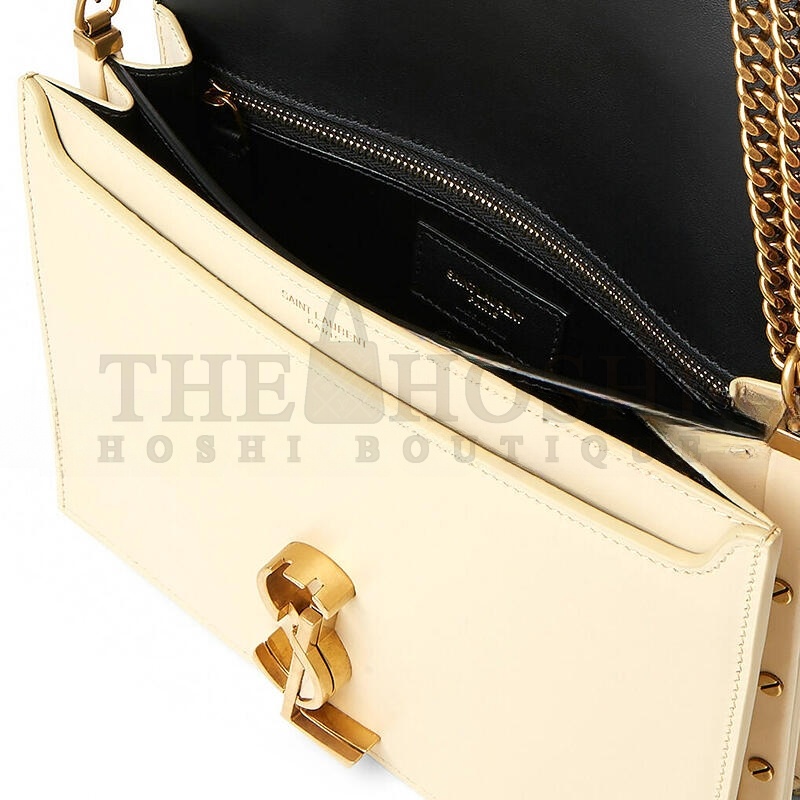 Y51 CASSANDRA MEDIUM CHAIN BAG IN BOX Sa1nt Lau*nt LEATHER 53275016C7W1089 (22*16.5*5.5cm) Master Quality